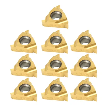 

11pcs Carbide Turning Inserts Blades Turning Tool Durable Lathe Inserts 11ER A60 Threading Cutter