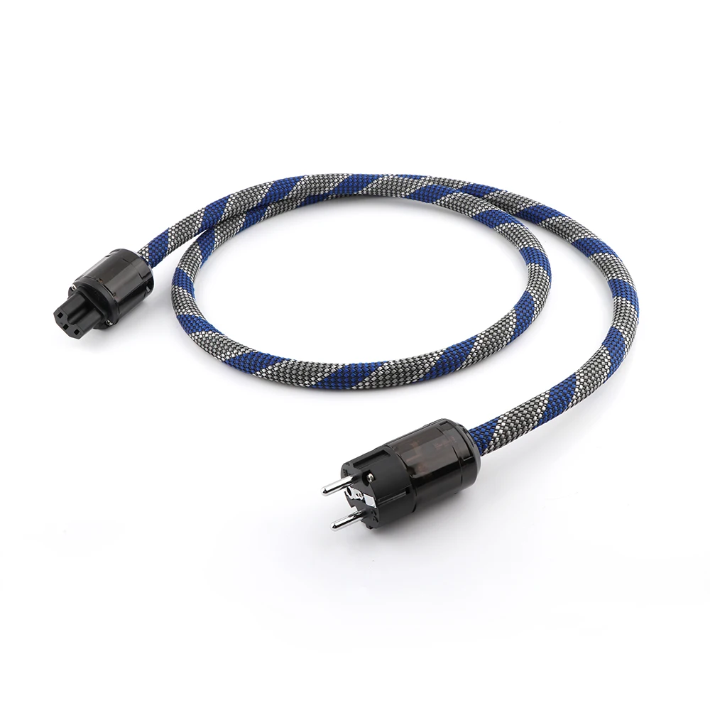 HI End EU AC Power Cable EU Plug Power Cord Audiophile Power Cable CD Tube amplifer headphone