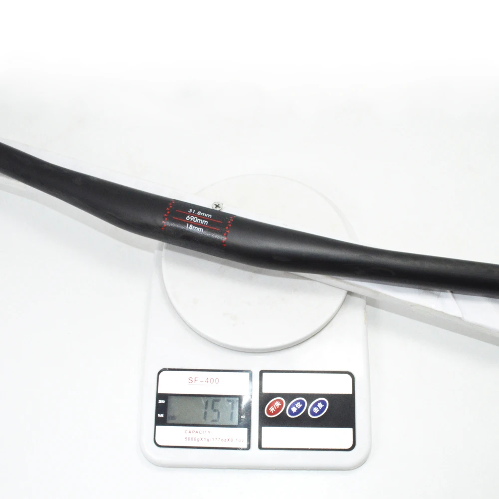 3K или UD углеродное волокно Руль Горный 9 градусов плоский для велосипедного руля матовый или глянцевый BMX risen руль части