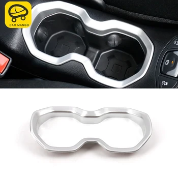 

CarManGo For Jeep Renegade 2015-2019 Car Styling Front Water Drink Cup Holder Panel Cover Decor Trim Frame Interior Accessories