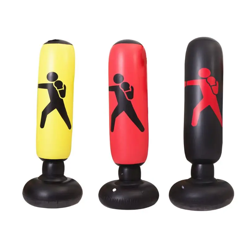 boxing punching bag Fitness Inflatable Punching Bag Stress Punch Tower Fight Exercise Speed Stand Power Boxing Target Bag for Children Teens Adult