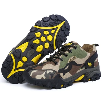 

Men Outdoor Climbing Shoes Breathable Hiking Trekking Shoes Women Non Slip Tactical Sneakers for Men Canvas Hunting Shoes Unisex