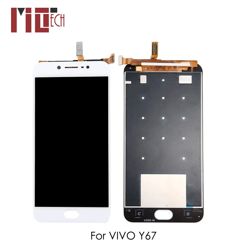 

TFT LCD Display For Vivo Y67 V5 Touch Screen Digitizer Full Assembly Replacement Parts White No Frame 5.5 Inch Best Quality