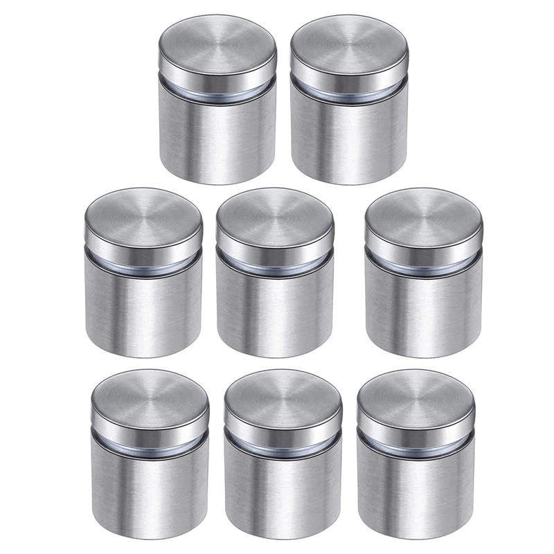 8pcs Sign Standoff Screws Advertising Screws Stainless Steel Wall Standoff Mounts Glass Acrylic Nail For Glass Artwork Nails Aliexpress