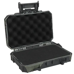 Tático à prova dwaterproof água mão carry caso saco de arma de segurança com espuma acolchoado airsoft handgun armazenamento caixa protetor organizador ferramenta caso