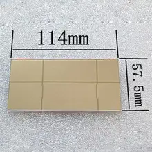 Мини-проектор, отражатель передней поверхности, зеркало проектора, DIY аксессуары, высокая отражательная линза, 1 шт., 114*57,5*2 мм