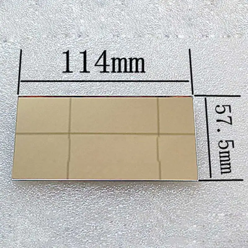 

Mini Projector Front Surface Reflector Projector Mirror DIY Accessories High Reflectivity Lens 1PC 114*57.5*2mm