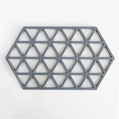 Gray-L Подставка для кружки placemate высокая термостойкость ПВХ полые чайные чашки для подушки противоскользящая подставка для горячих блюд чехол с теплоизоляцией подставка под тарелку - Цвет: Gray-L