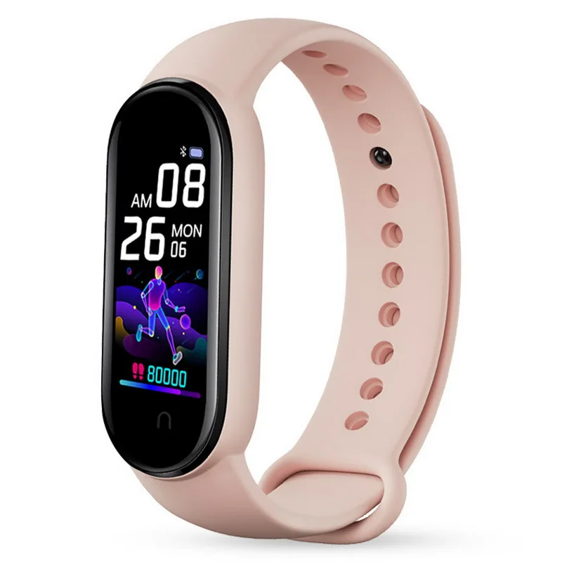 2022 M5 Smart Watches Sports Smart Band Fitness Tracker Pedometer Heart Rate Blood Pressure Monitor Smart Bracelet For Men Women 