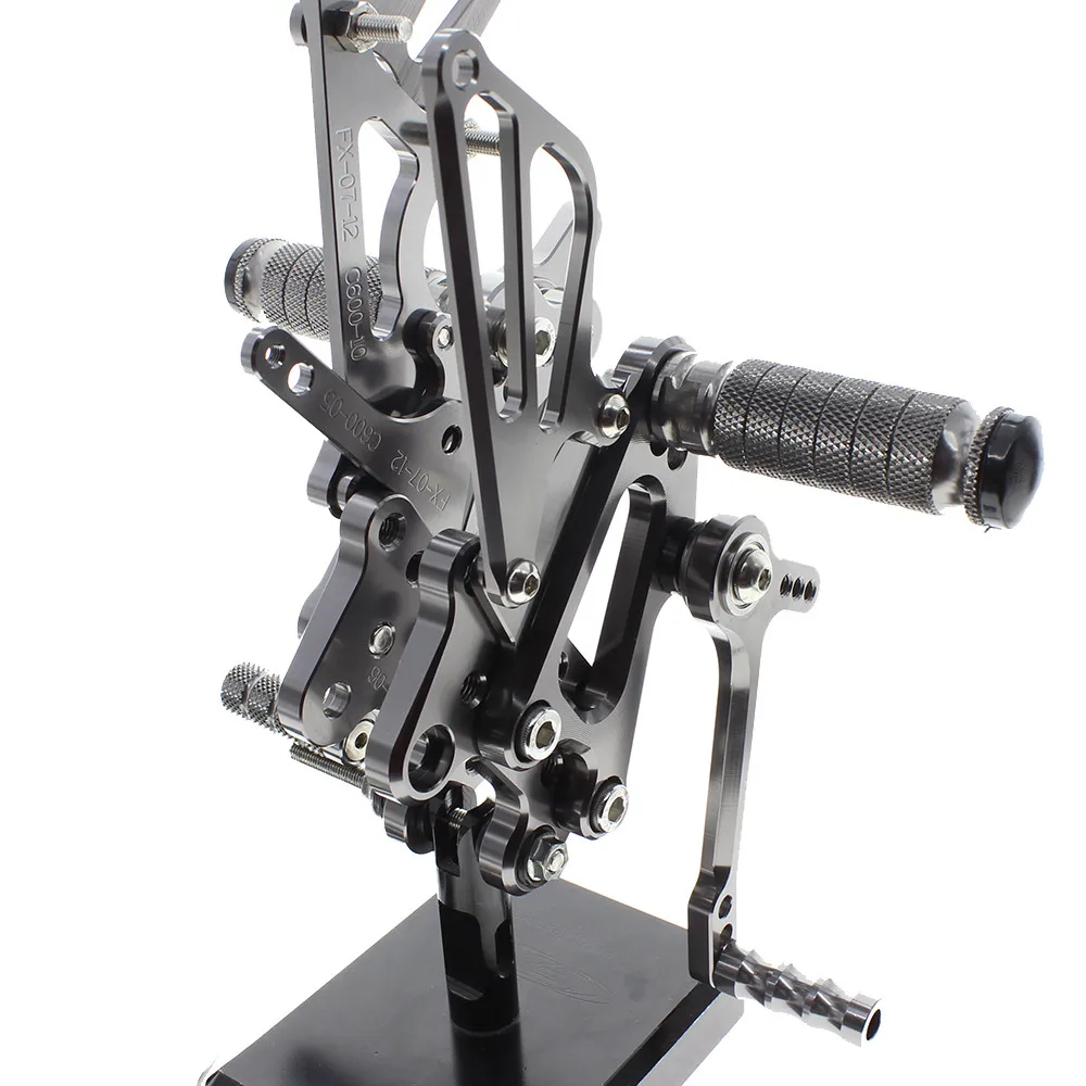 Для Honda CBR600RR NON-ABS 2009- CNC алюминиевый сплав мотоцикл подножка для ног Педаль Peg Rearset задний Набор