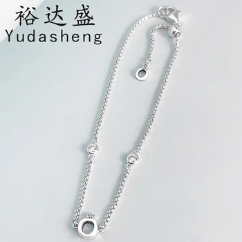 

Shining Crown O Bracelet ,With sliding chain buckle, easy to adjust the size.
