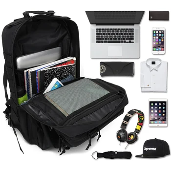 30L/40L/50L Large Capacity Men Army Military Tactical Backpack 3P EDC Molle Waterproof Bug Rucksack Hiking Camping Hunting Bags 2