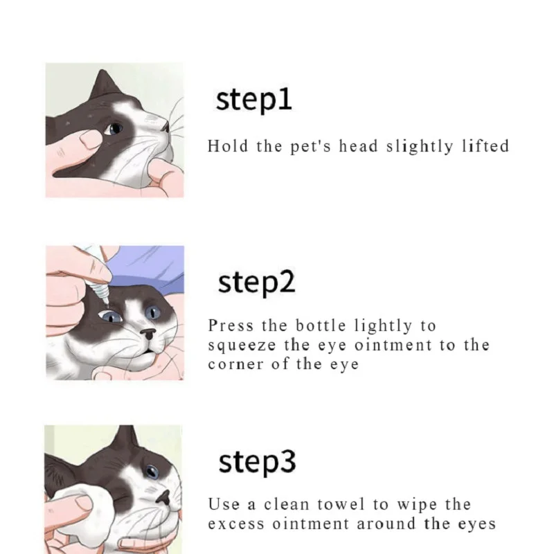 Pet Eyes Red Ulcer Eye Drops Pet Eye Ointment LittlePuppy
