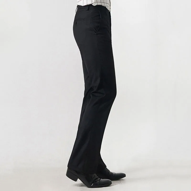 Winter Men's Thick Micro-bell Pants Slim Korean version of the Hot-free Big Pants Men's Black Bell