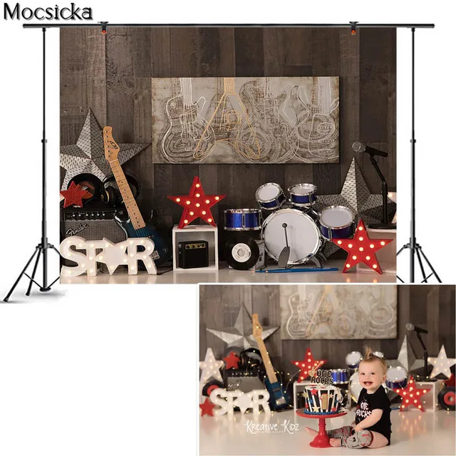 Birthday Photography Backdrop 1st Baby Shower Cake Smash Photo Background Children Newborn Interiors Decor Prop Studio Photocall QQ-1705