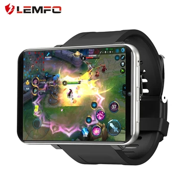 LEMFO LEM T-Reloj inteligente con pantalla táctil para hombre, smartwatch con pantalla táctil con resolución de 480x640 de 7,1 pulgadas de 3GB RAM y 32GB ROM con Android 2,86, cámara de 5MP y batería de 2700mah 1