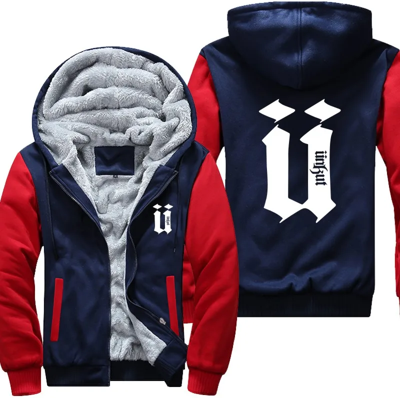 Unkut толстовки мужские хип хоп s Ringer утолщенная флисовая куртка с длинным рукавом
