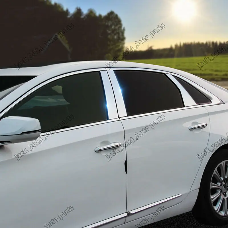 Наклейка стойки из нержавеющей стали B C покрытие отделка для 2013- Cadillac xts