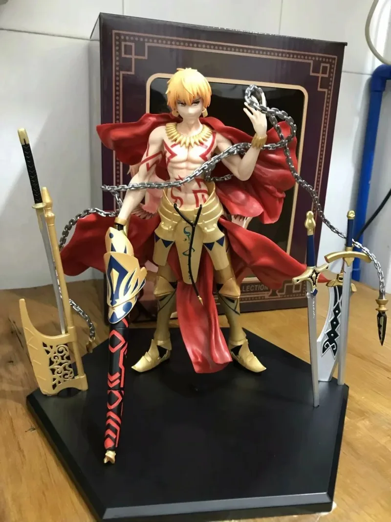 NEW Fate/Grand Order FGO Gilgamesh Figure PVC Classic gift IN BOX 26CM 