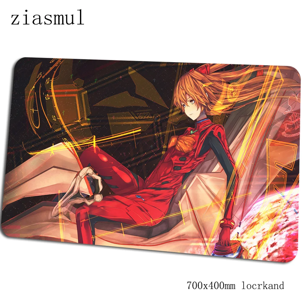 Evangelion Коврик для мыши 700x400x3 мм игровой коврик для мыши большой коврик для геймера красочная игровая компьютерная настольная клавиатура со встроенной мышью мультипликационные игровые коврики - Цвет: Size 700x400x3mm