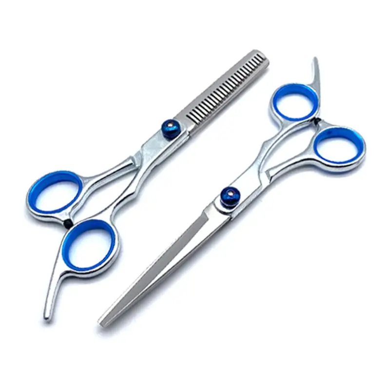 

12Pcs Professional Hair Cutting Scissors Set Thinning Shears Razor Comb Clips X7YB