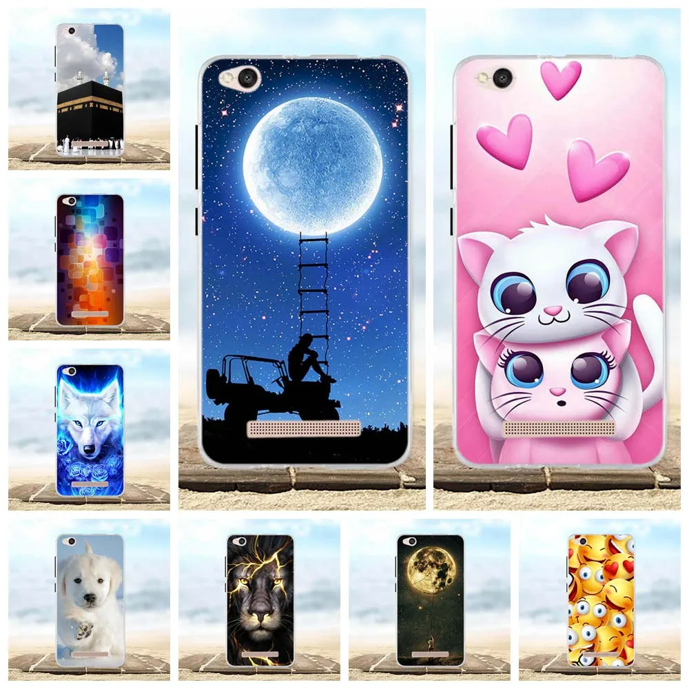 

For Xiaomi Redmi 4A Case Silicone TPU Back Cover For Coque Redmi 4A Capa Protective Pattern Xiaomi Redmi 4A Redmi4a Phone Cases