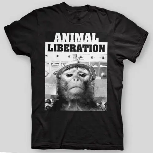Освобождение животных для веганов Sxe Earth Crisis Chimp Alf Футболка с сердцем размеры S 3X