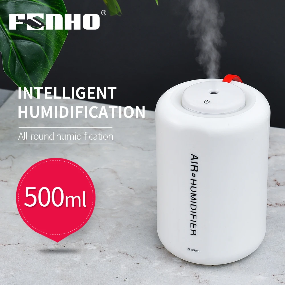 

FUNHO 500ml USB Air Humidifier Electric Aroma Diffuser Ultrasonic Essential Oil Aromatherapy Portable Cool Mist Maker for Home