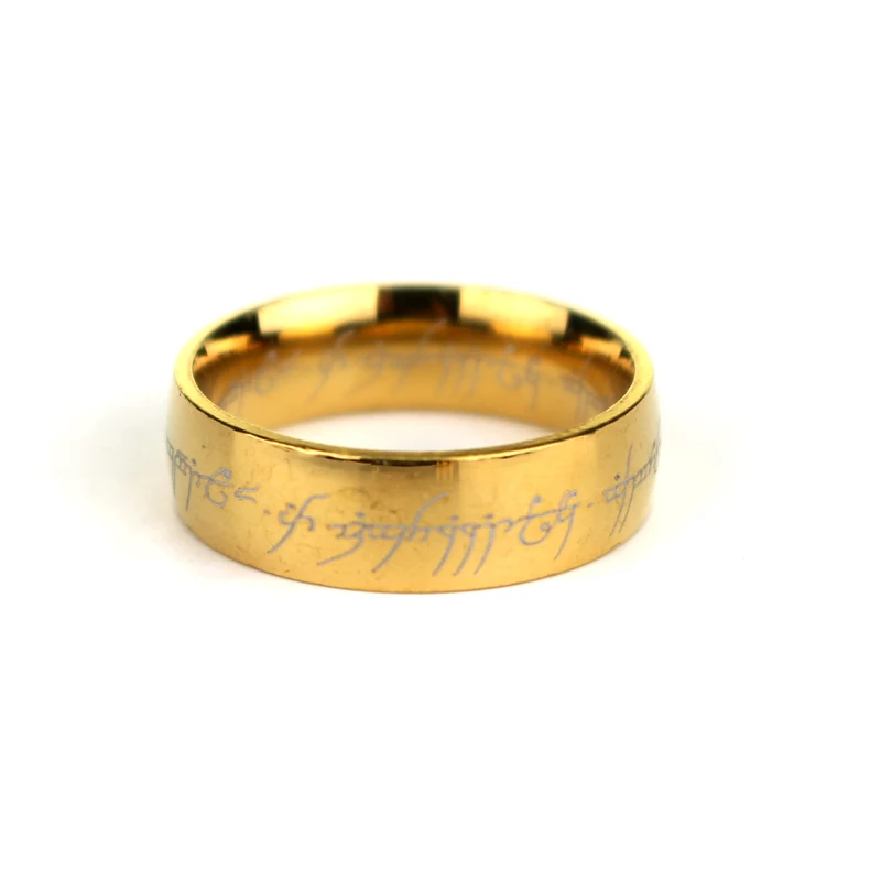gold Ненья Галадриэль Кольцо воды LOTR с серебряным покрытием, Властелин колец сувениры - Цвет основного камня: gold