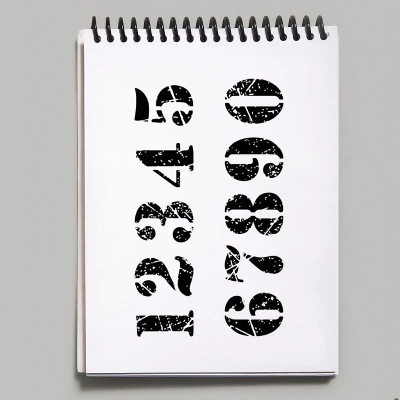 

1set Arabic Numerals Cutting Dies DIY Calendar Diary Book Scrapbooking Embossing Photo Album Paper Card Decorations