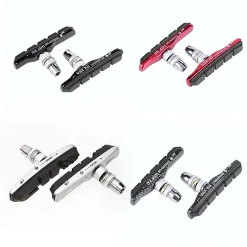 

1 Pair MTB Road Bike V Brake Pads Rubber Bicycle Brake Holder Blocks Shoes