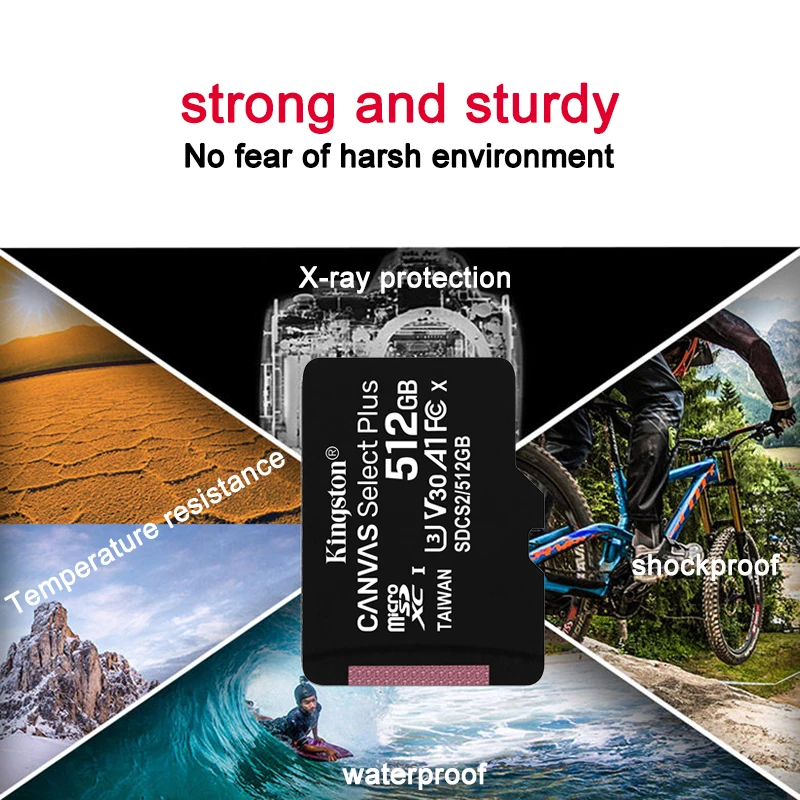 Kingston Micro SD карта памяти 32 Гб 64 128 ГБ 256 класс 10 C10 UHS I Mini TF SDHC SDXC для смартфона|memory card