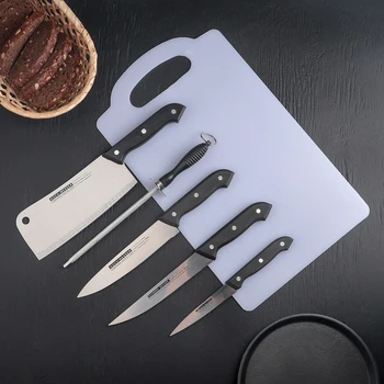

Kitchen set, 6 pieces, white / black