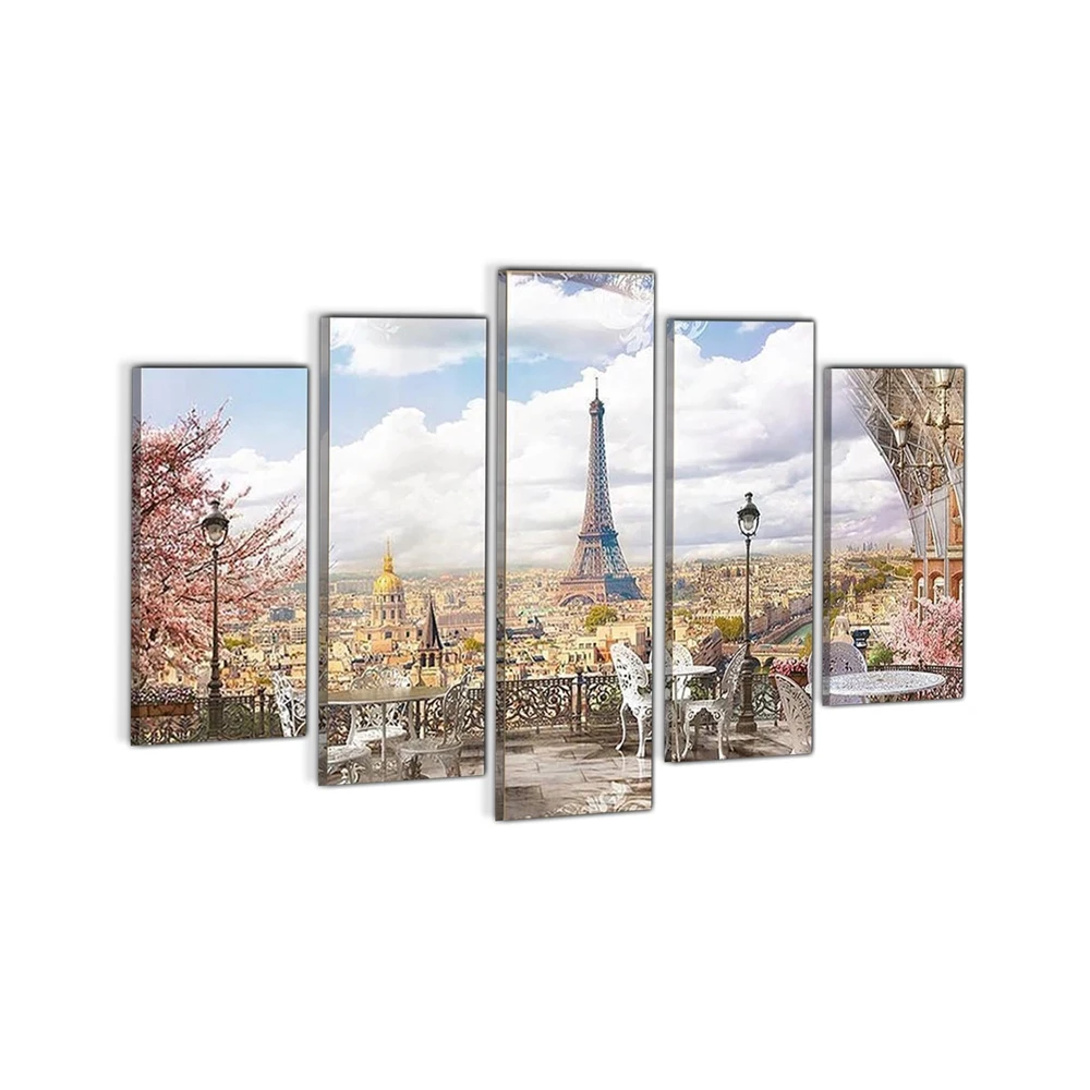Модульная картина &quotПарижские зарисовки&quot 80х140 M2484 | Дом и сад
