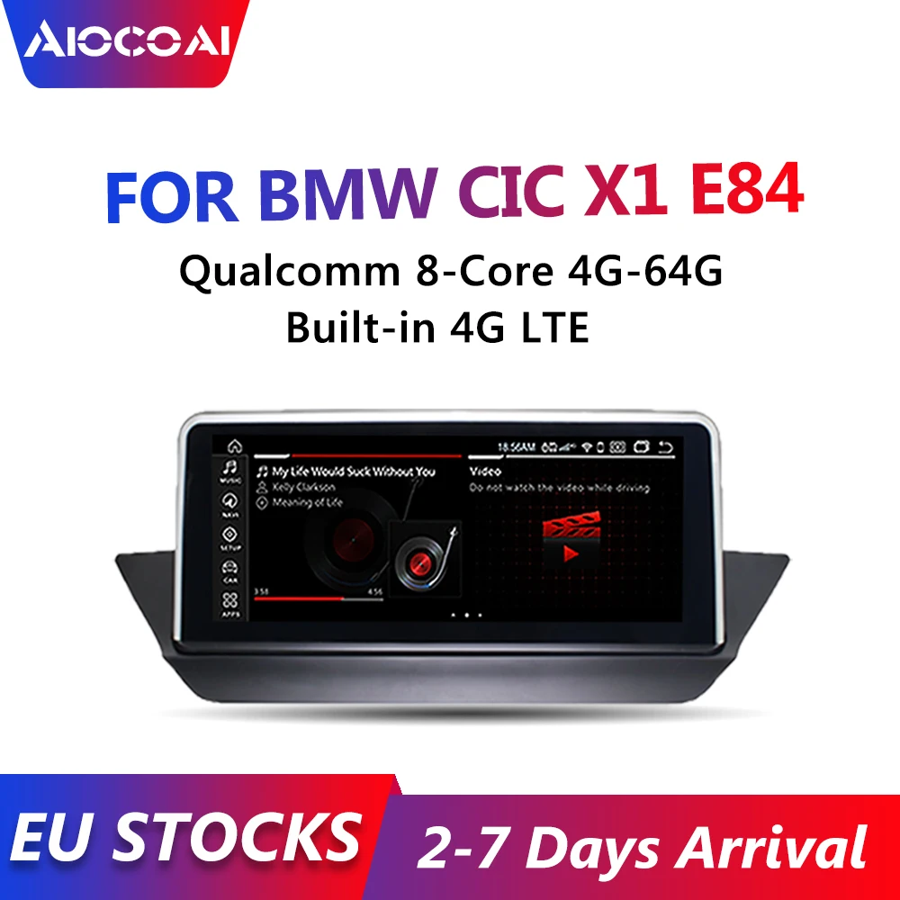 10 25 &quotQualcomm Octa Core 4G + 64G LTE Android автомобильный мультимедиа для BMW X1 E84 GPS навигация