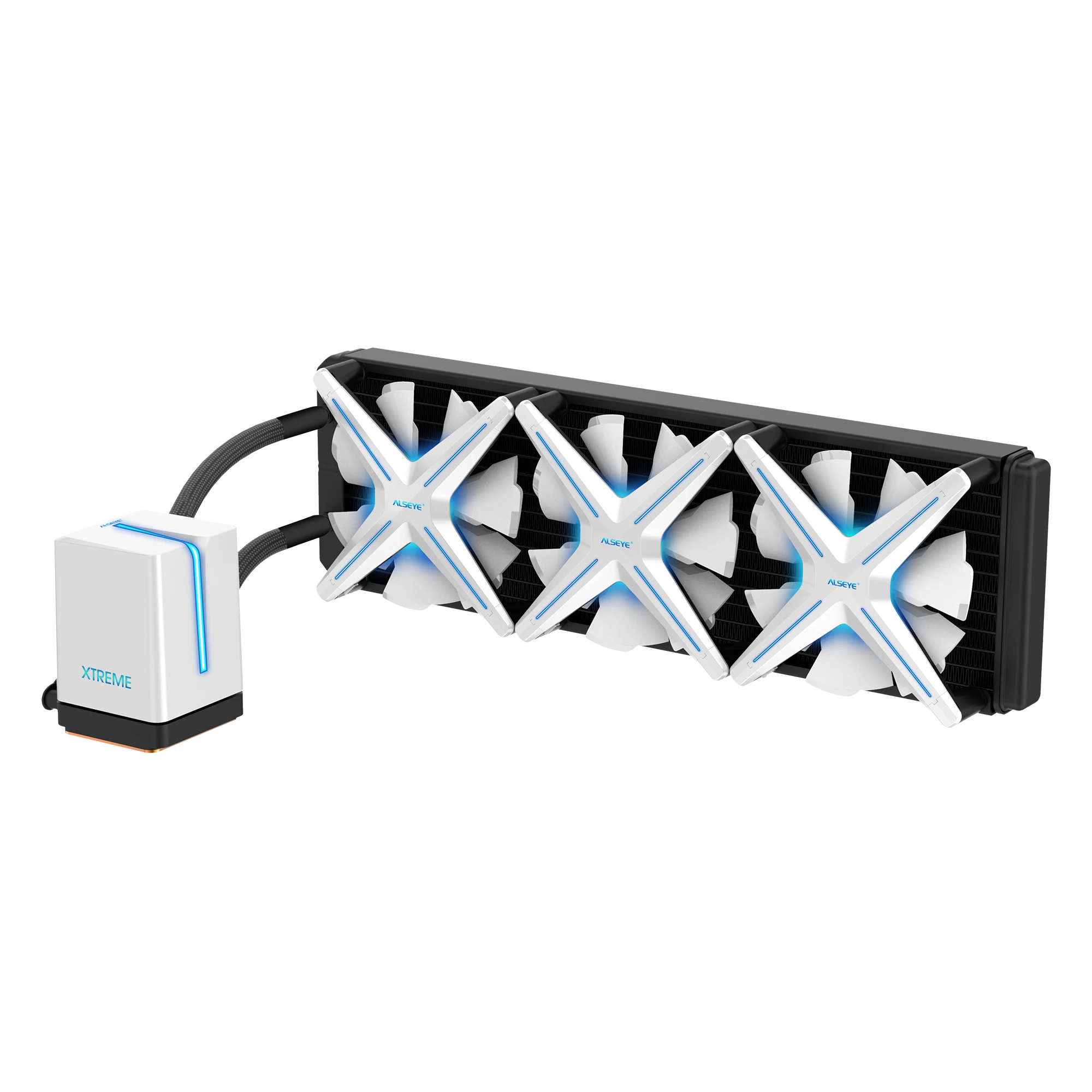 ALSEYE XTREME серия AIO жидкостный охладитель X360 Регулируемый RGB Освещение для LGA 775/115x/1366/2011/AM2/AM3/AM4