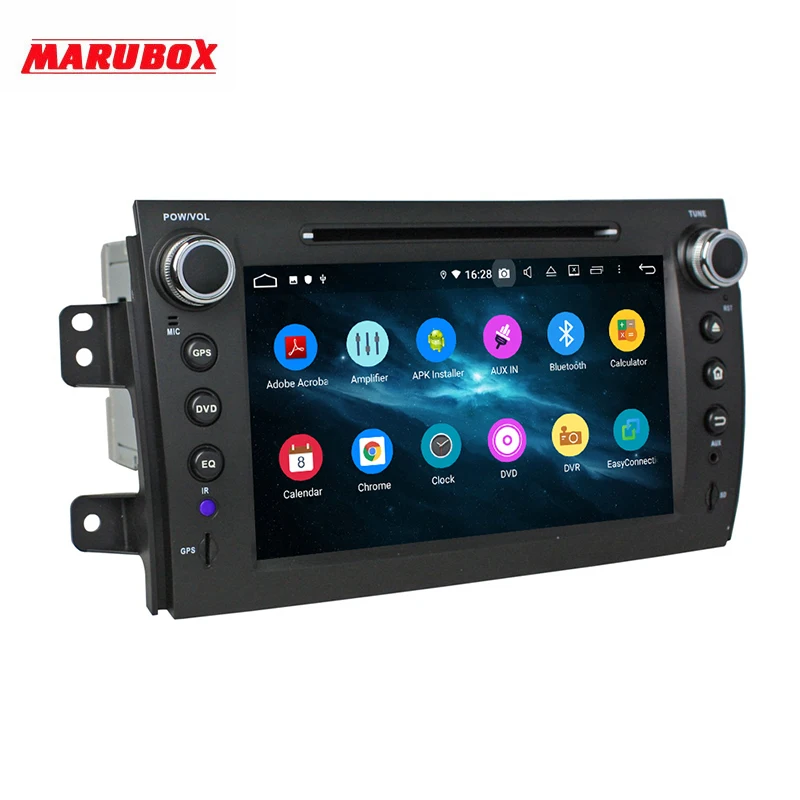 Marubox KD8072 DSP, 64 ГБ головное устройство для Suzuki SX4 2007-2013, автомобильный мультимедийный плеер, Android 9,0, 8 ядерный с DVD