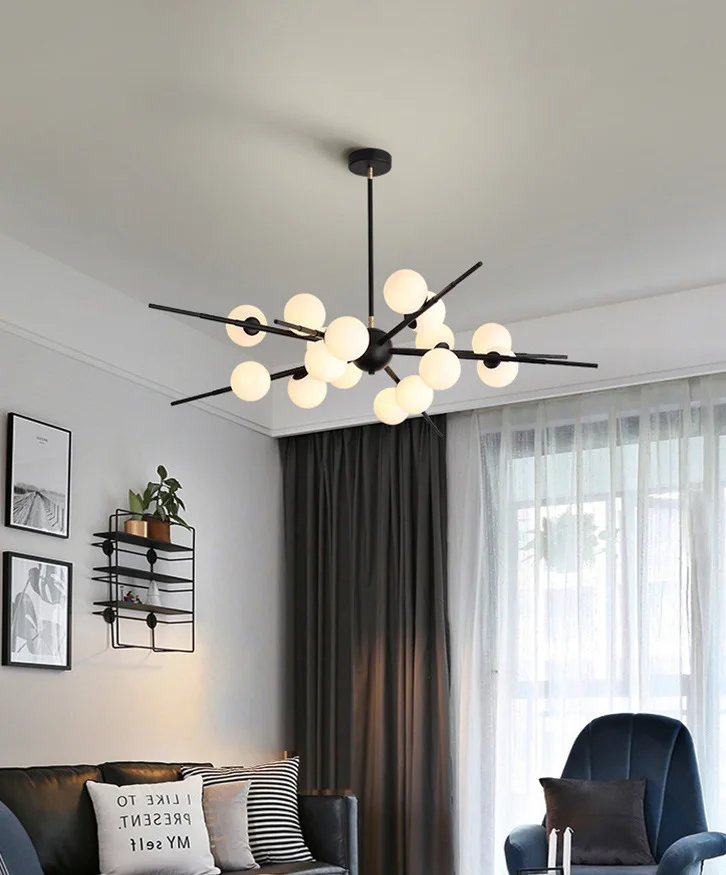winfordo lighting globe chandelier 3