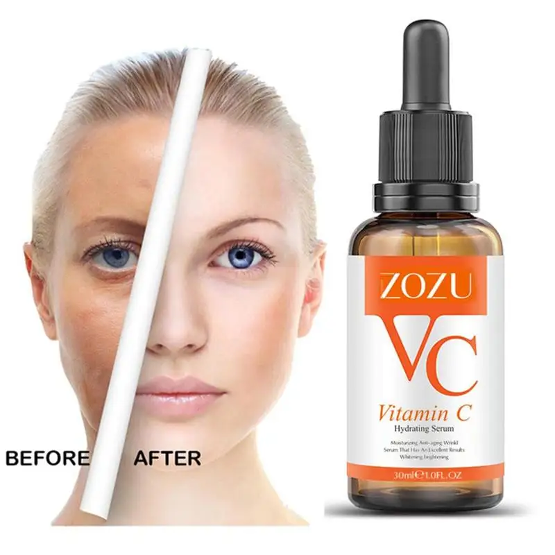 

Vitamin C Face Serum VC Hyaluronic Acid Shrink Pore Moisturizing Essence Whitening Essence Face Cream Anti-Aging Dry Skin Care