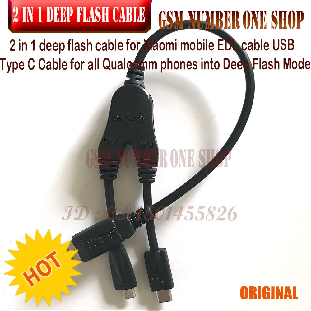 2 in 1 deep flash cable   - gsmjustoncct-1C