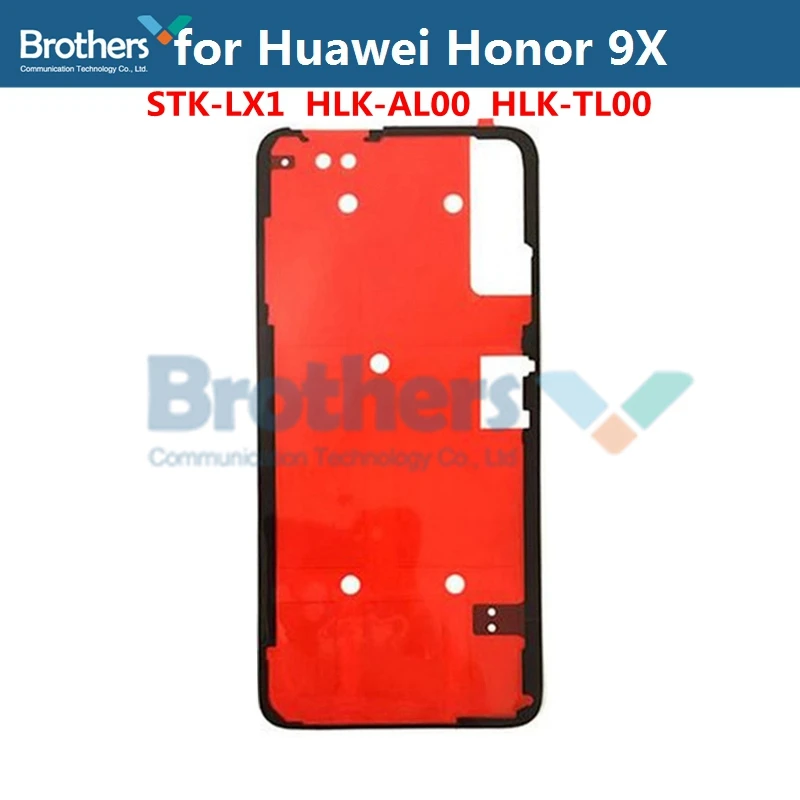 Для huawei P20 P20Pro P30 Pro задняя крышка корпуса клейкая для Honor 8X9X9 10 20 20i наклейка 3M клей крышка батареи наклейка лента - Цвет: 1pcs for Honor9X