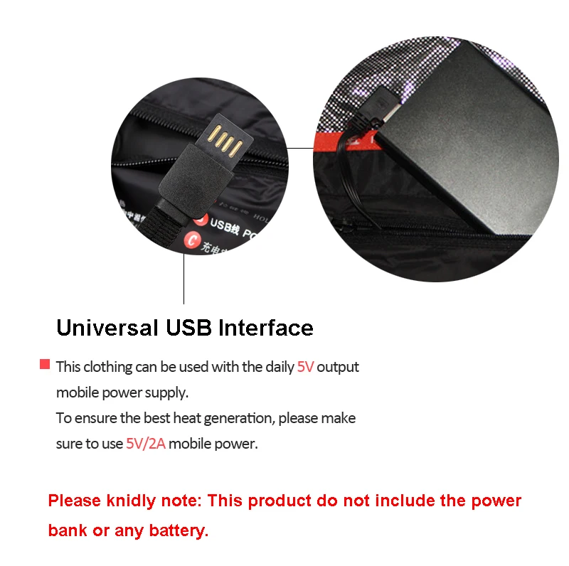 New Adult Outdoor USB Infrared Heating Vest Jacket Winter Flexible Electric Thermal Clothing Waistcoat Fishing Hiking Dropship4567