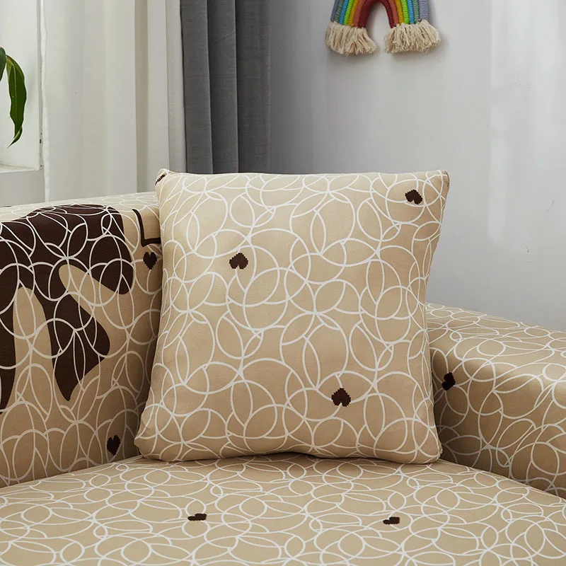 Stretch Sofa Covers Sectional Elastic Sofa Cover for Living Room Couch Cover Slipcovers Single/Two/Three/Four Seat 0039