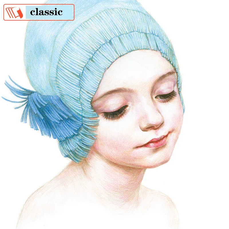 New Adult zero-based hand-painted Coloring Book Picture Drawing Book Ancient Style Realistic Beauty Avatar Anime Character