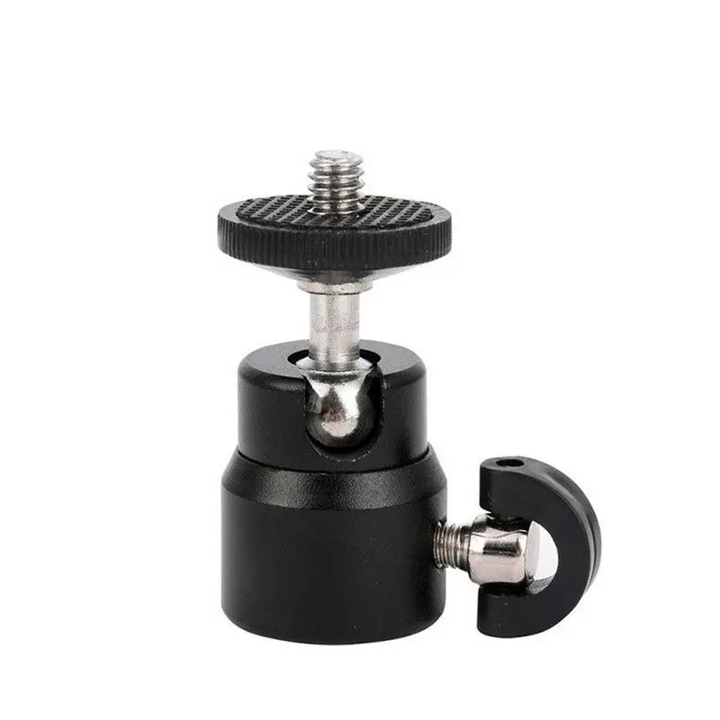 1/4 inch Rotation Ball Head Screw Mount for DSLR Camera Tripod Monopod Ballhead