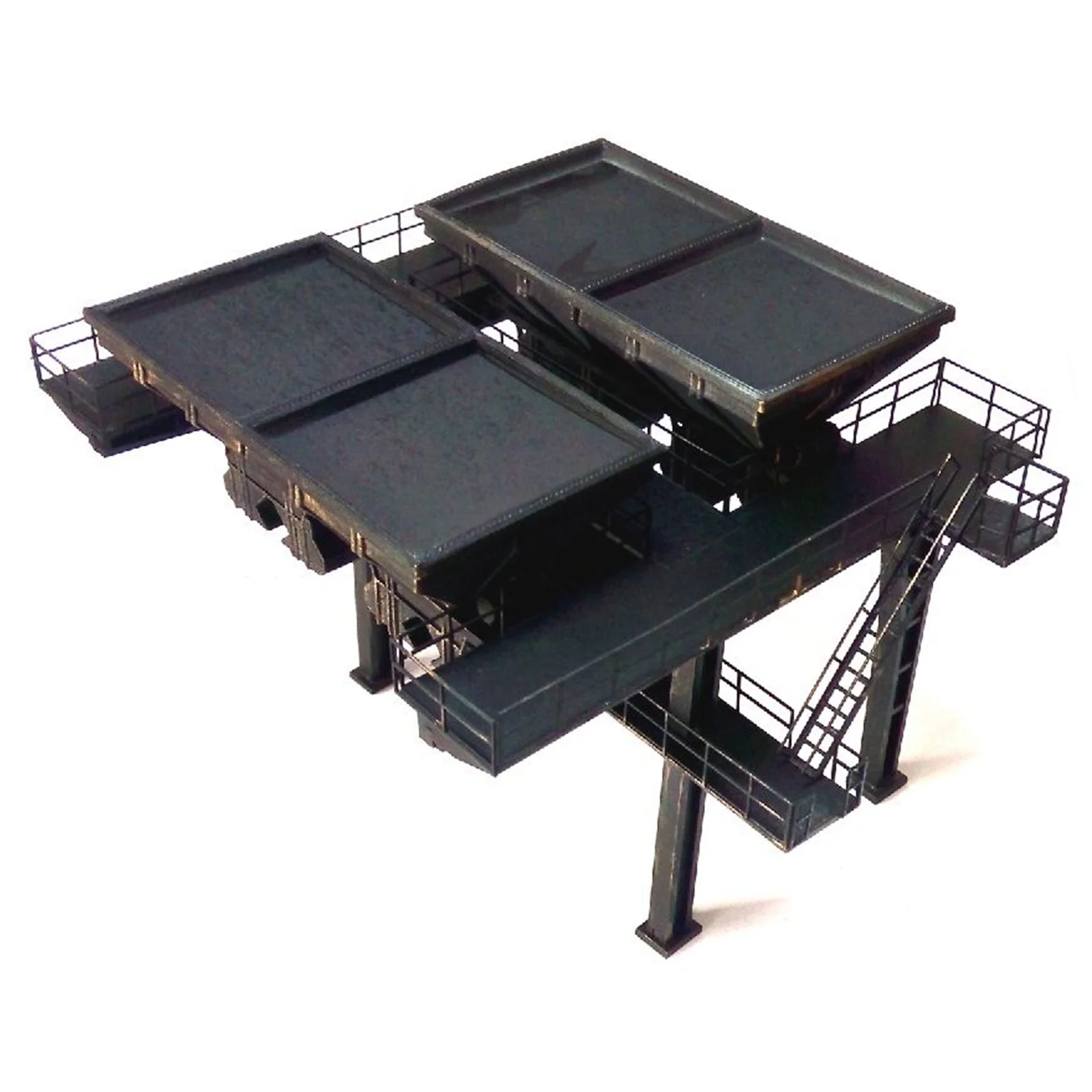 1:87 HO Scale Large Stoker Funnel Sand Table Train Architectural Scene DIY Miniatures Landscape Christmas gift for children - Image 5