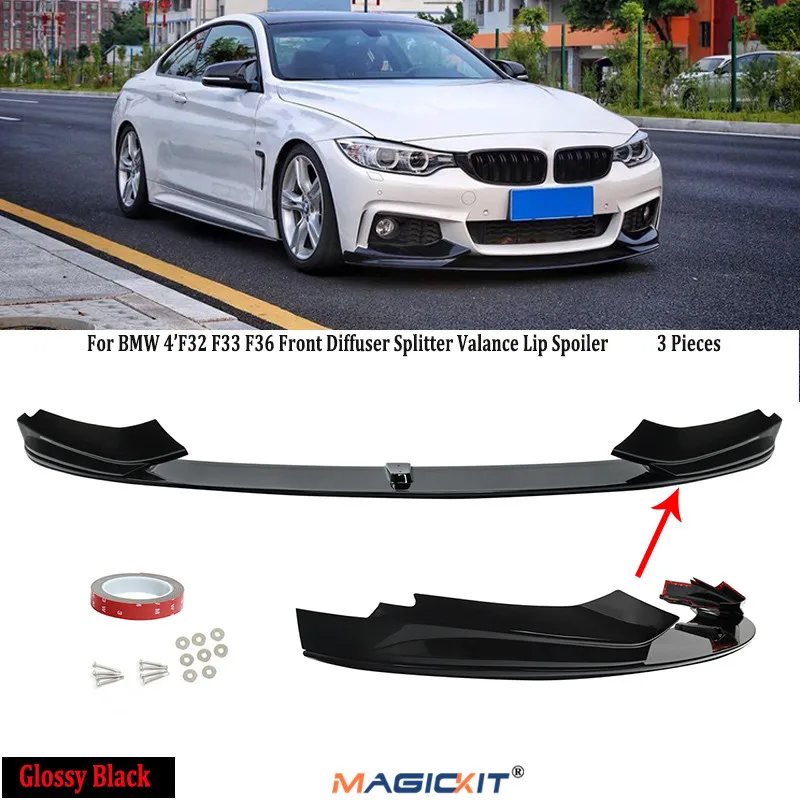 MagicKit для BMW F32 F33 F36 высокоэффективные передние диффузор SPOLIER сплиттер | Автомобили