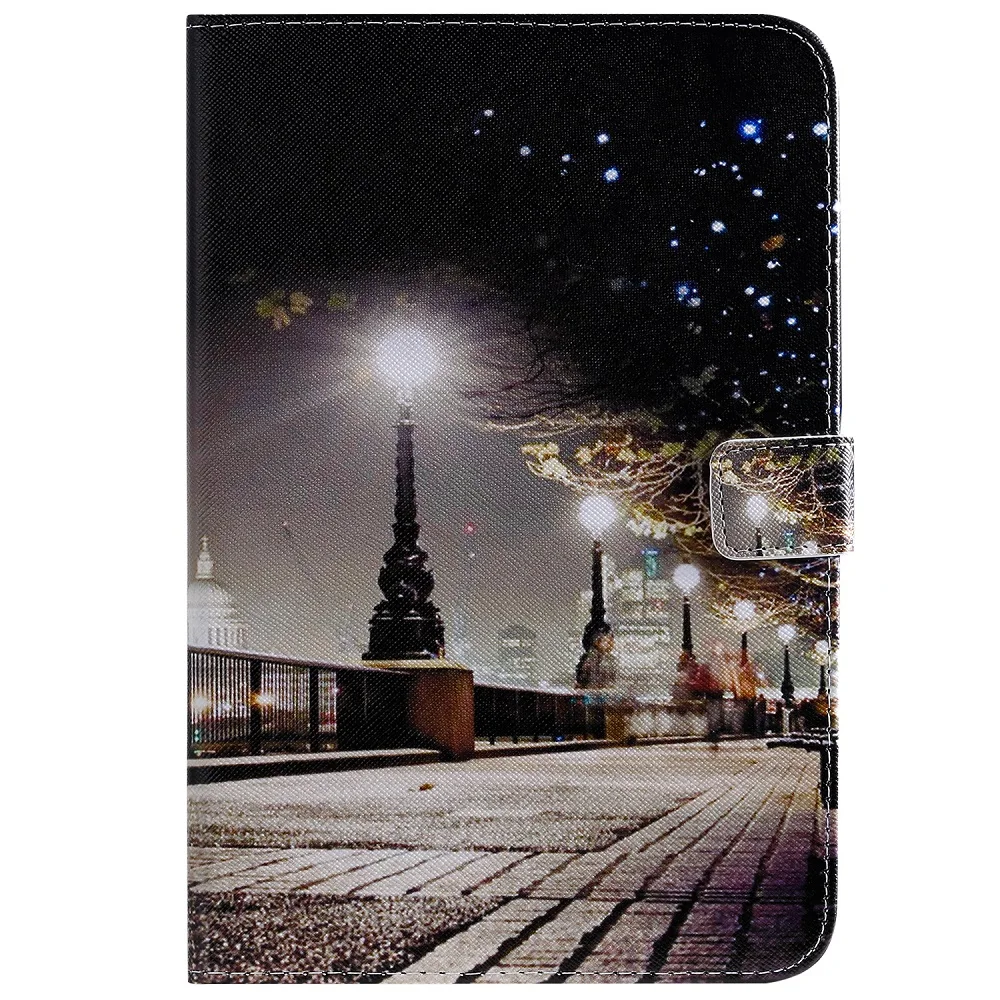 9 Зажим для бумажника из искусственной кожи чехол для samsung Galaxy Tab A SM-P200 SM-P205 8," Магнитный чехол для планшета откидная подставка чехол+ ручка - Цвет: 9