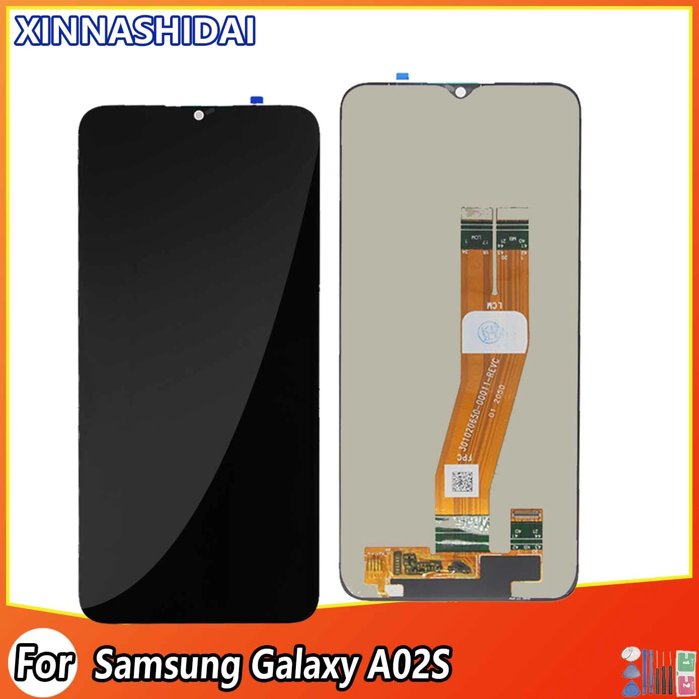 LCD For Samsung Galaxy A02s A025 LCD Display Touch Screen Digitizer Assembly For Samsung A02s A025M A025F/DS A025G/DS the best screen for lcd phones android