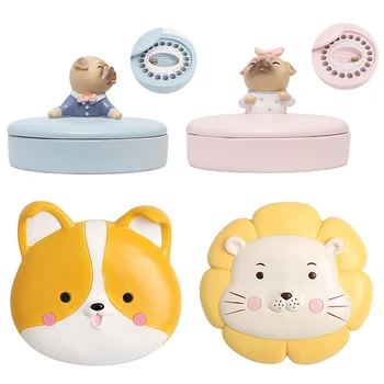 

Household Kids Baby Tooth Box Animal Teeth Storage Box Home Bathroom Teeth Storage Box